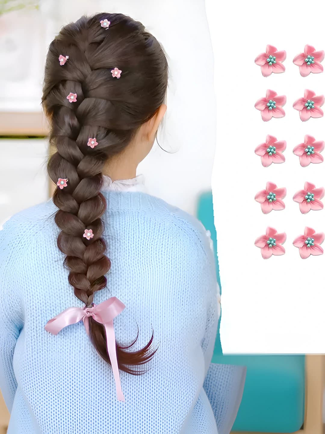 8# Lily pink 10 pcs 1.5 cm