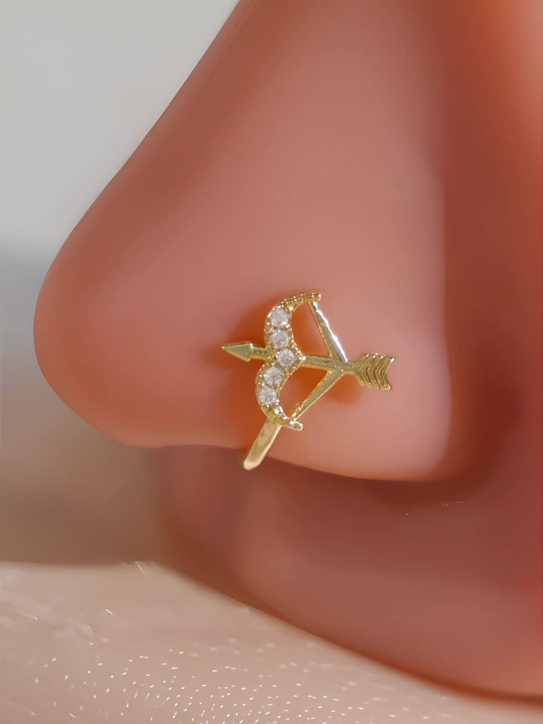 Gold nose clip