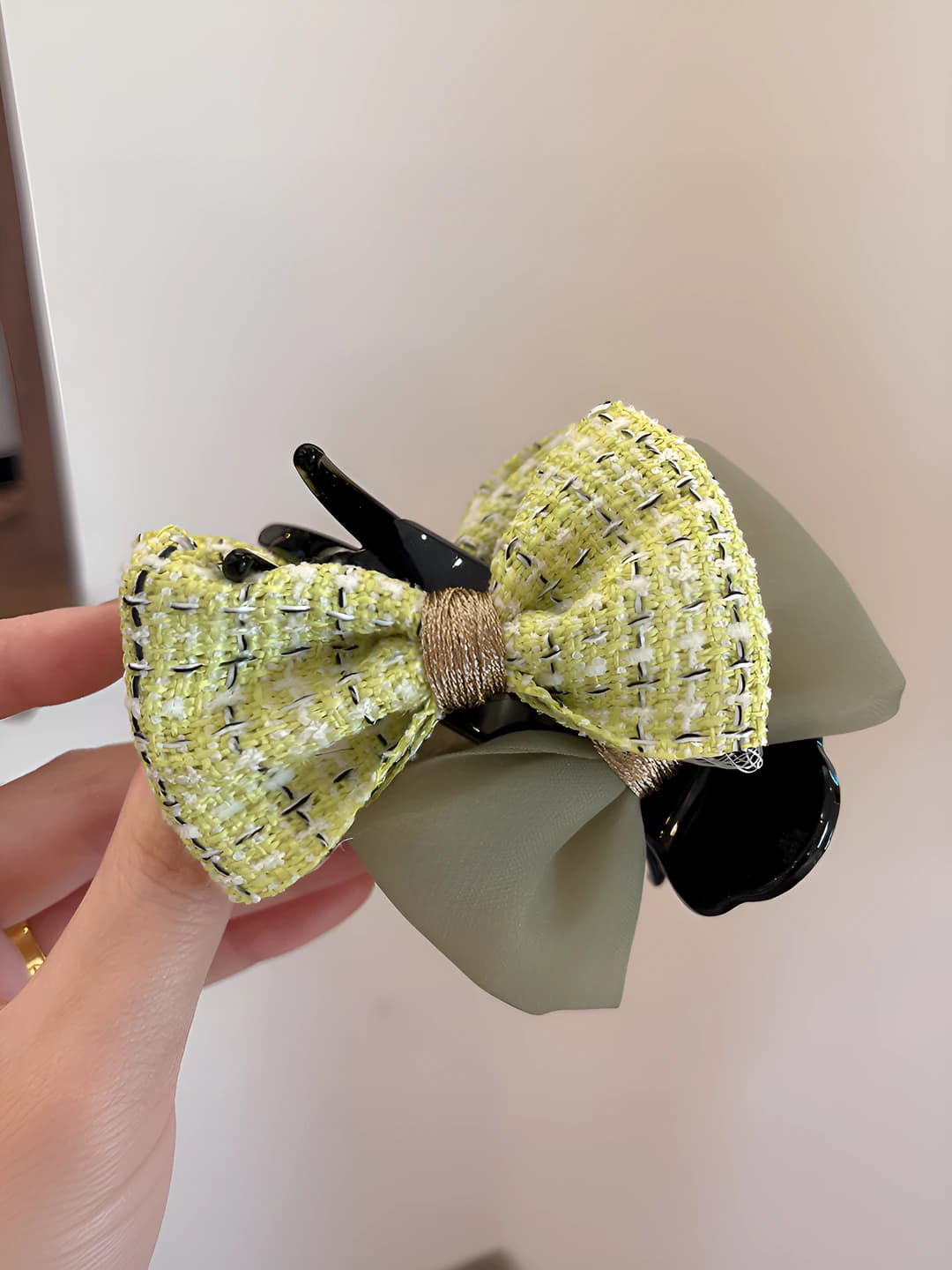 Ikki qatlamli bow - yashil