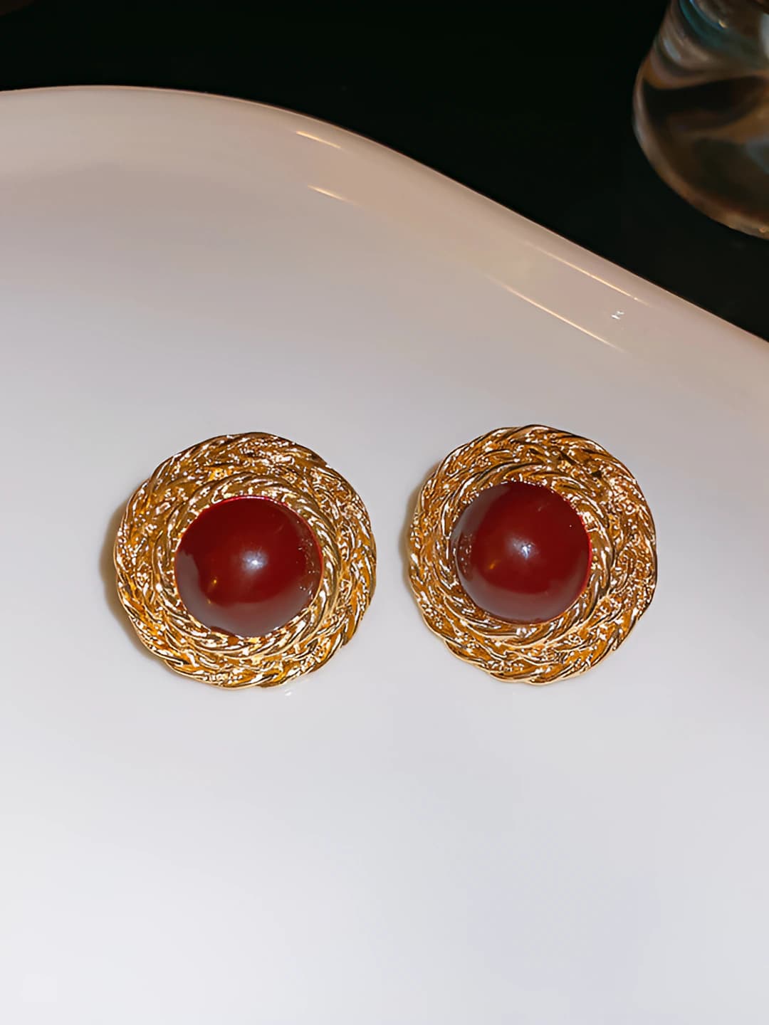 75# Серебряная игла - Золотой - Красный