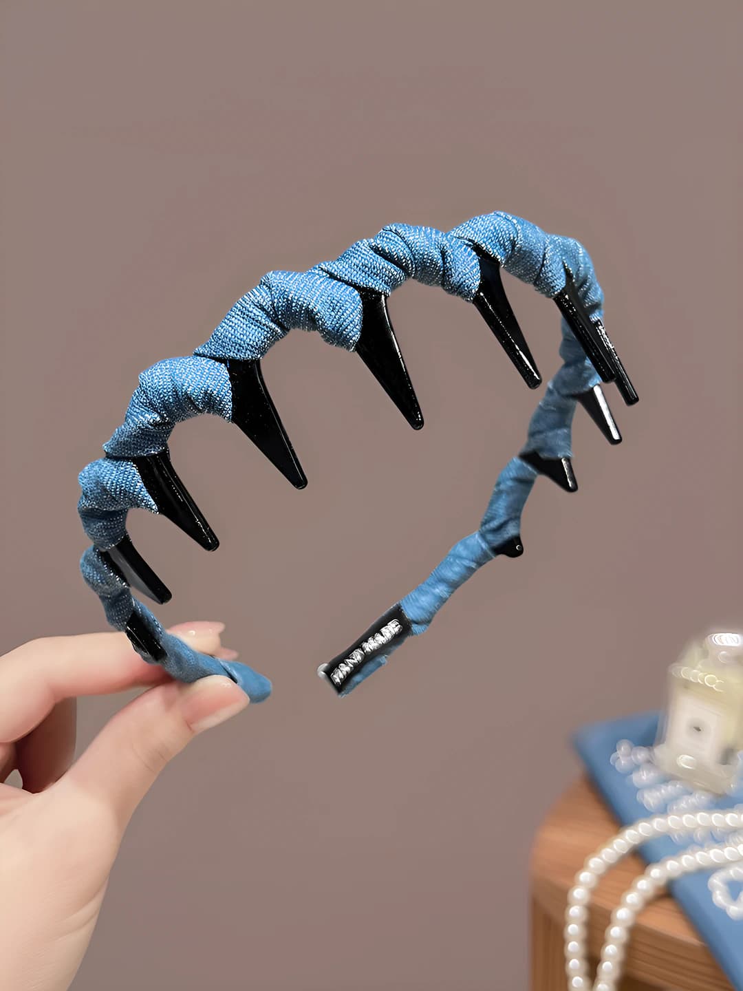 Moviy tishli taq, 3.5x12 cm