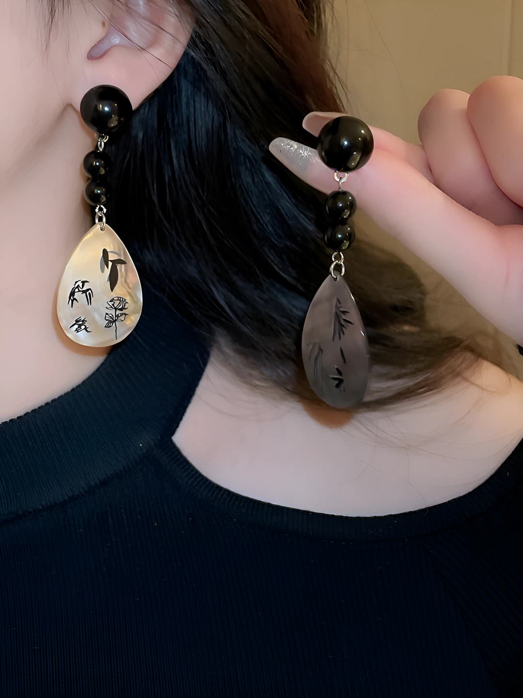 15# Серебряный штифт - Чёрный - Кофейный
