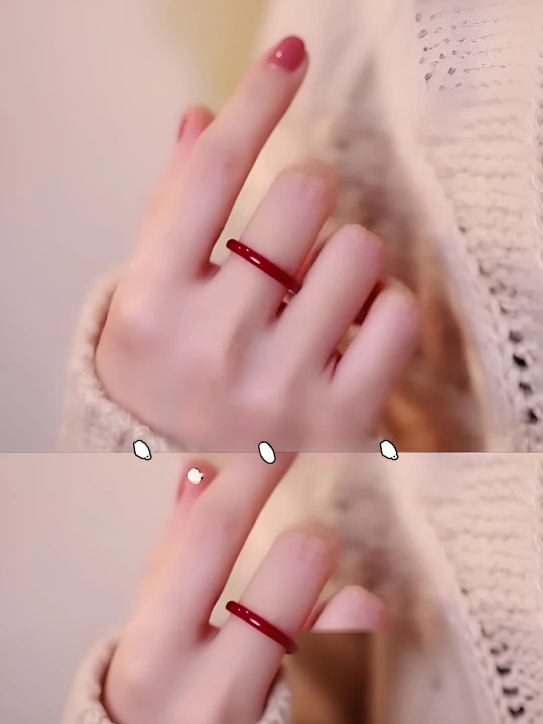 Red 1 pc 18mm