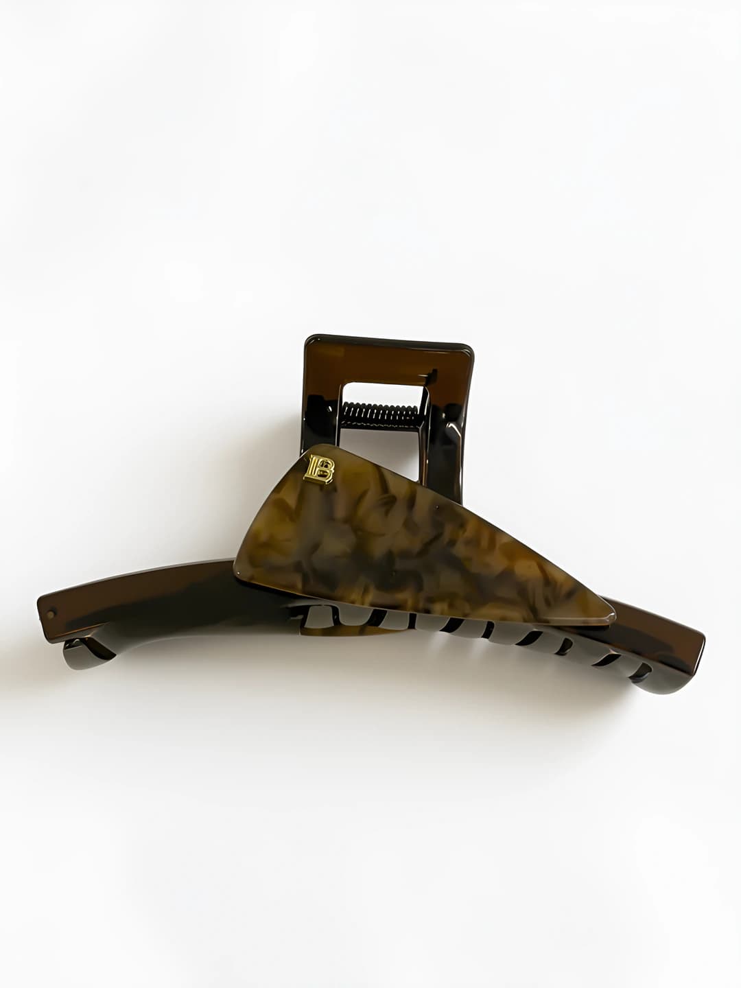 Amber triangle hanger clip ~13 cm (PC)