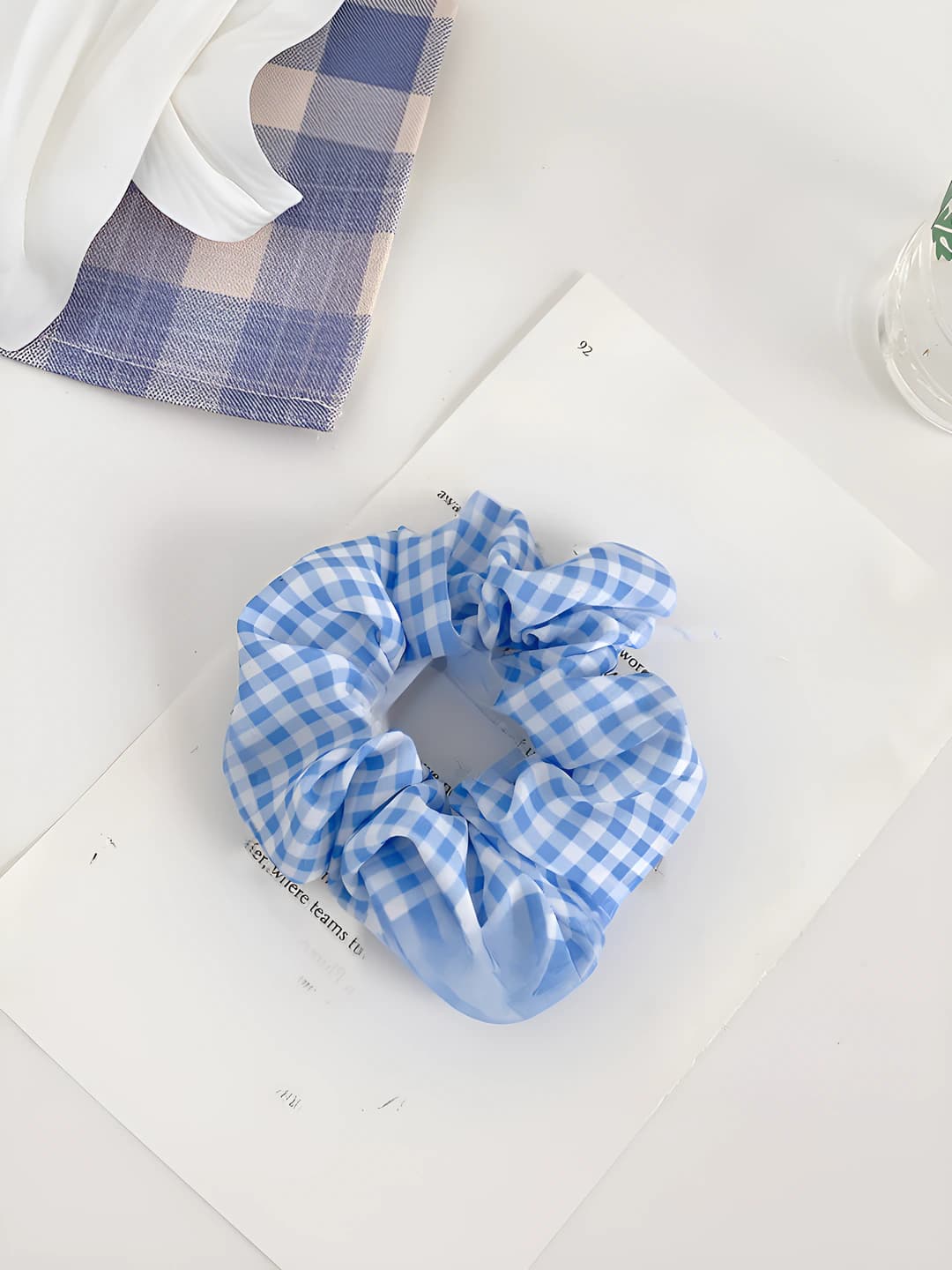 5# Light blue plaid