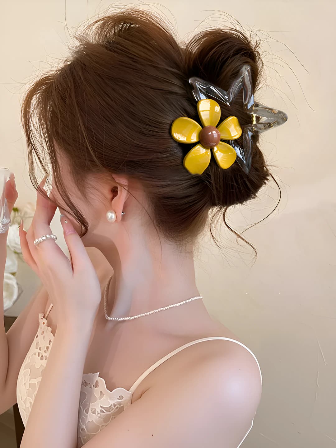 1# Five-point star yellow flower ~7 cm