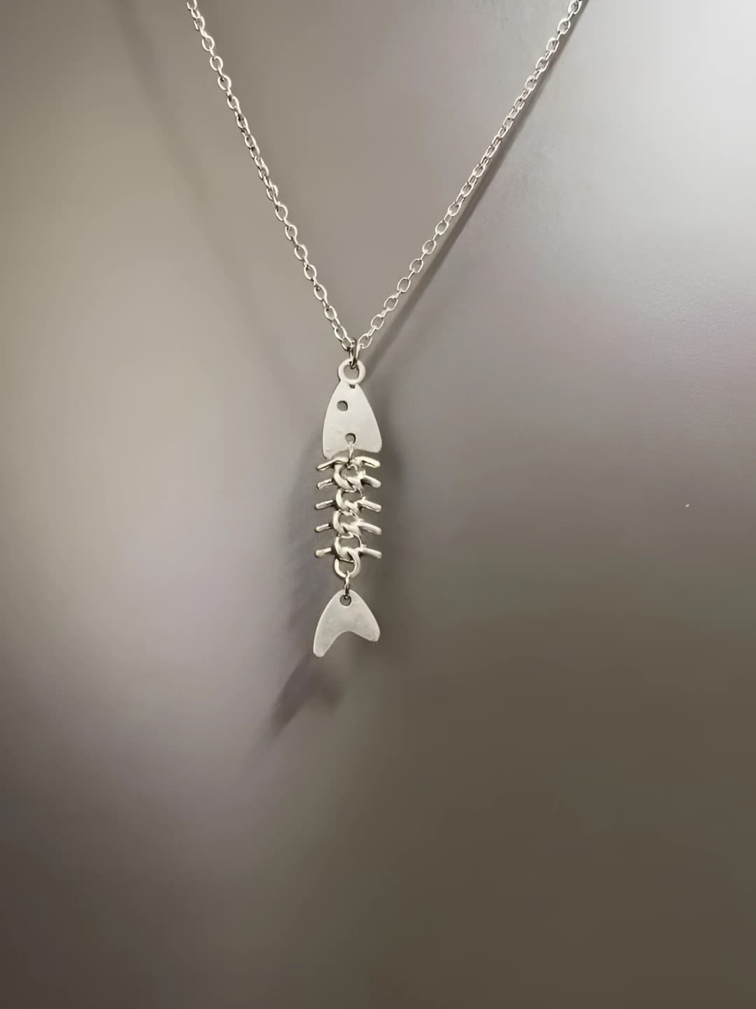 Kumush Baliq Skeleti Zanjir