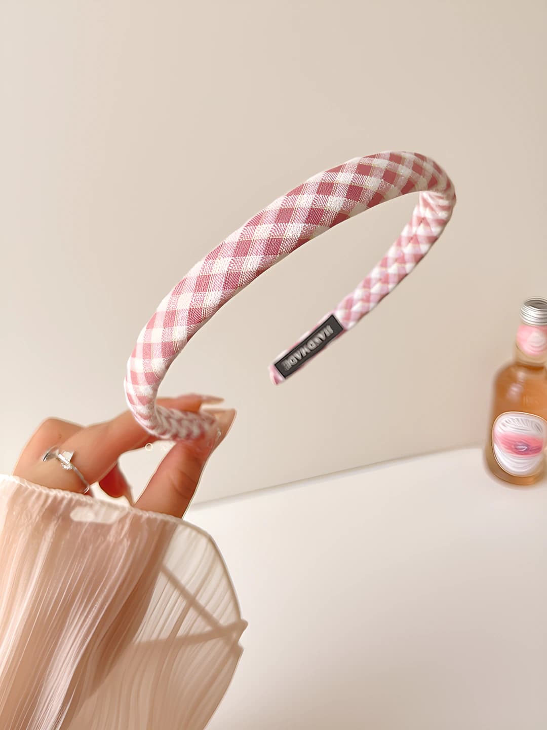 1# Pink plaid