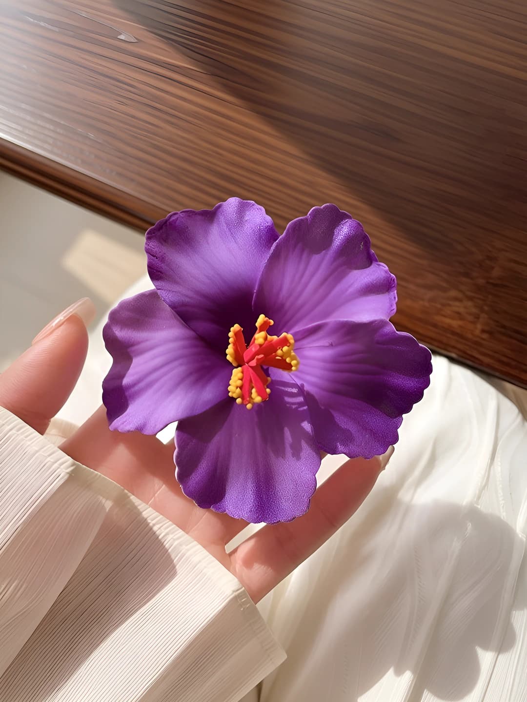 2# Фиолетовый зажим плумерия ~9.5 см