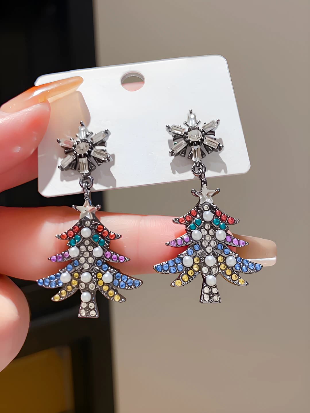 17# Silver post - Gunmetal - Multicolour