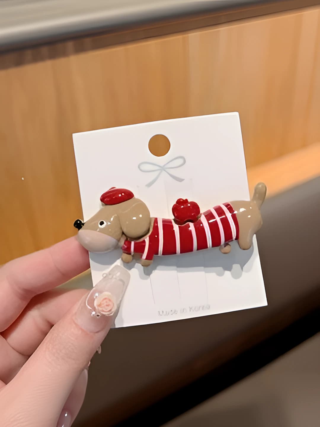 3# Red-coffee, 1 pc, ~4.5cm