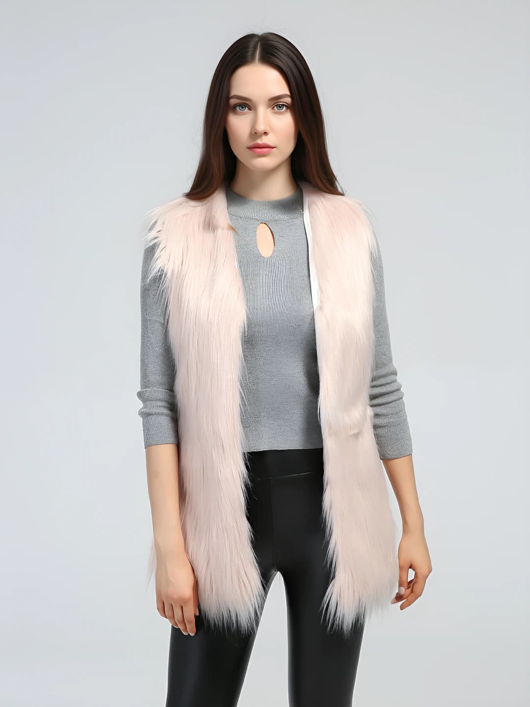 Leather pink