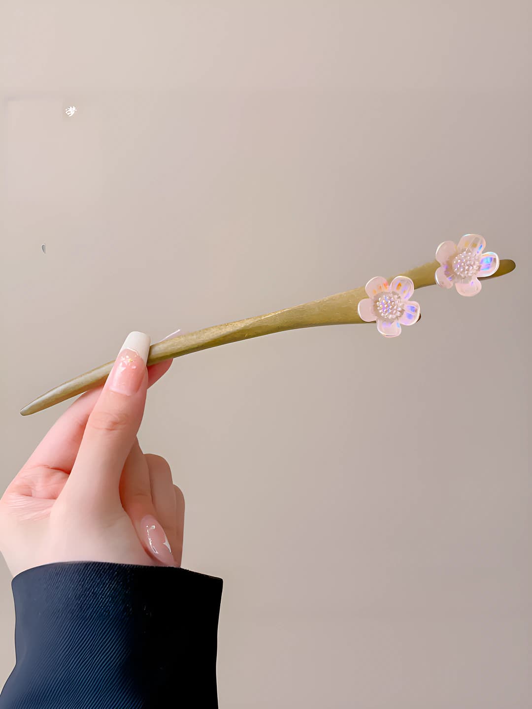 1# Sakura guli soch to'g'ragi (uz. 18 cm)