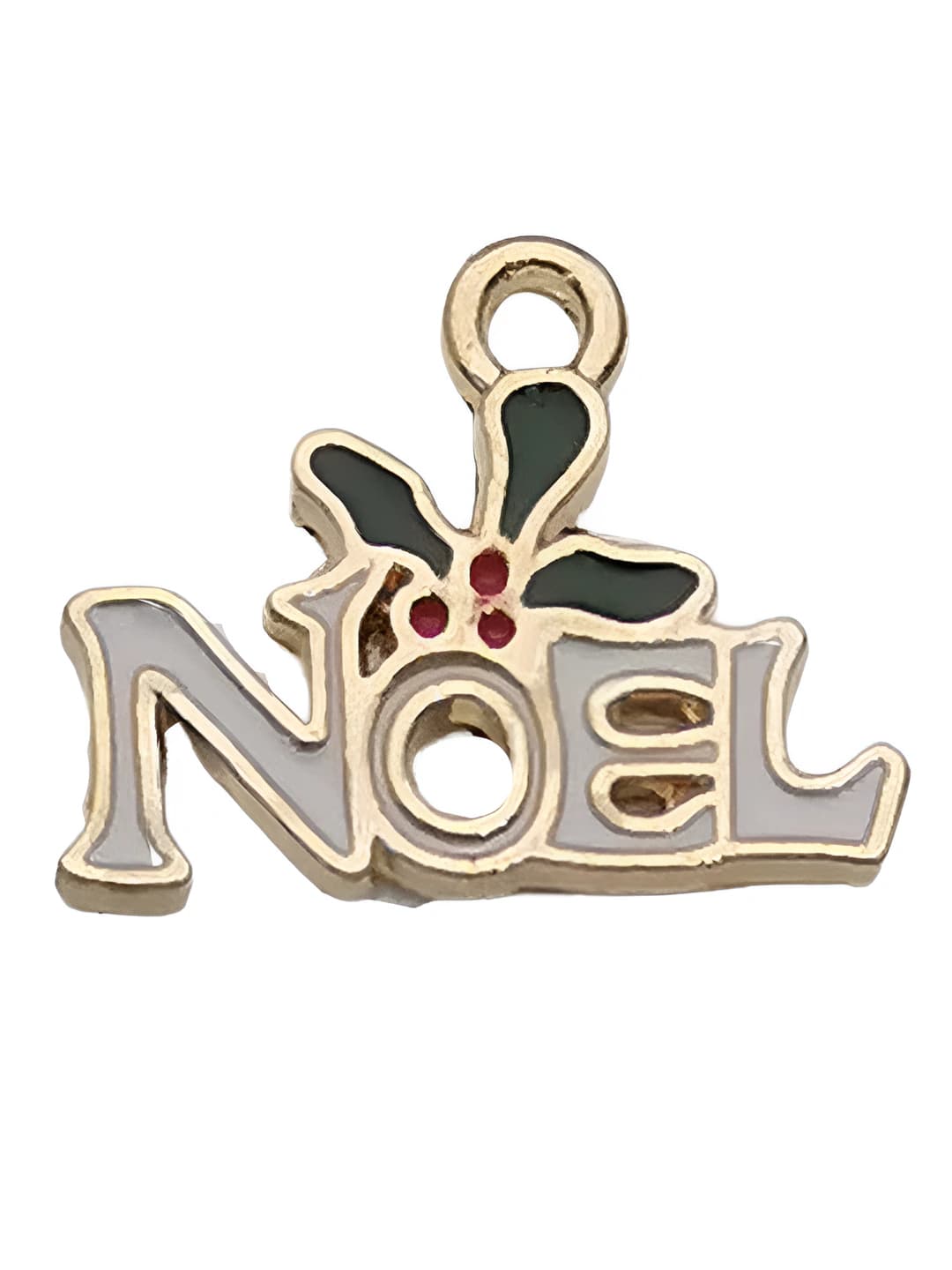 1 pc white NOEL-18x15mm-1g-12263
