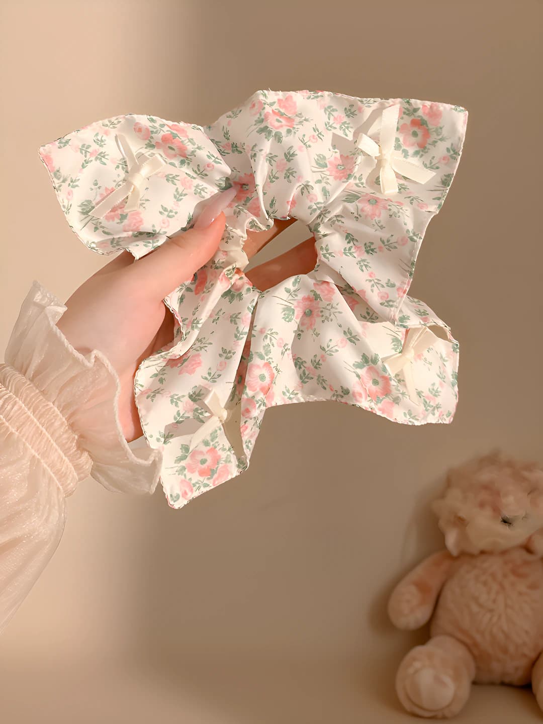 2# Pink-green floral