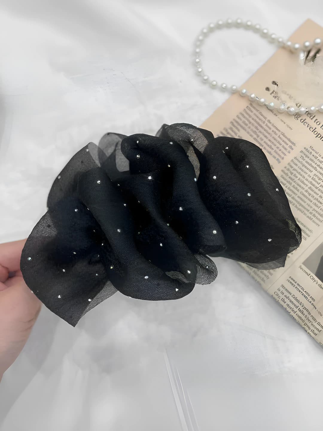 Two-sided bubble cloud (black)