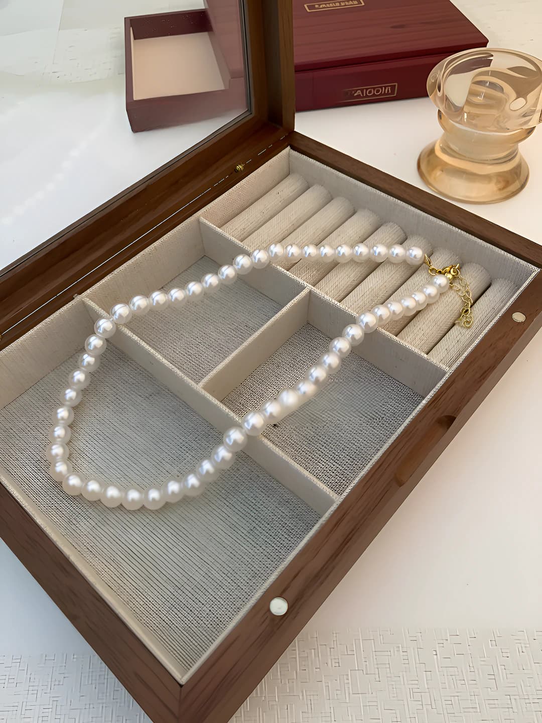 White - 10mm pearl
