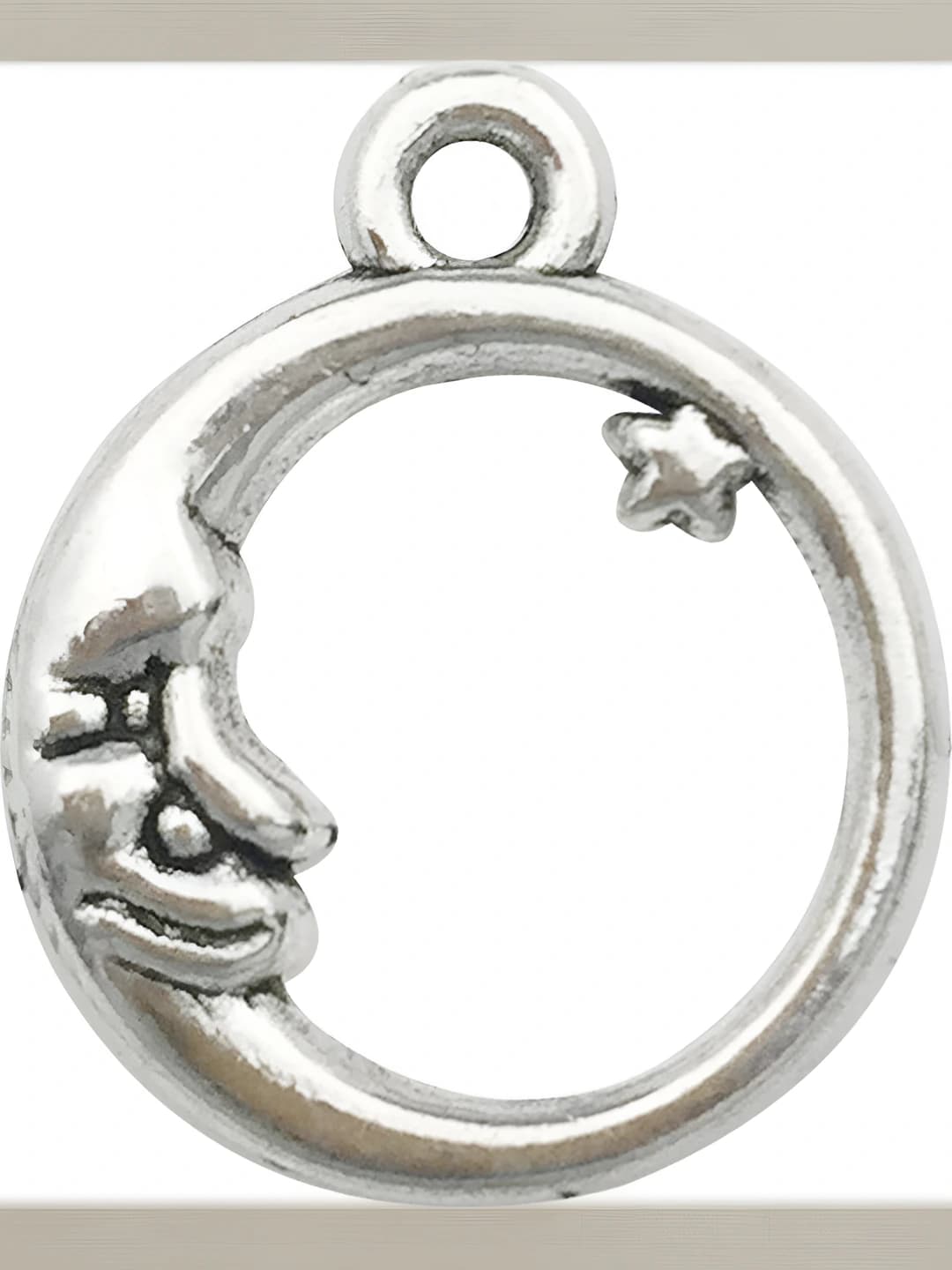 Луна и звезда 16x19mm-1.5g