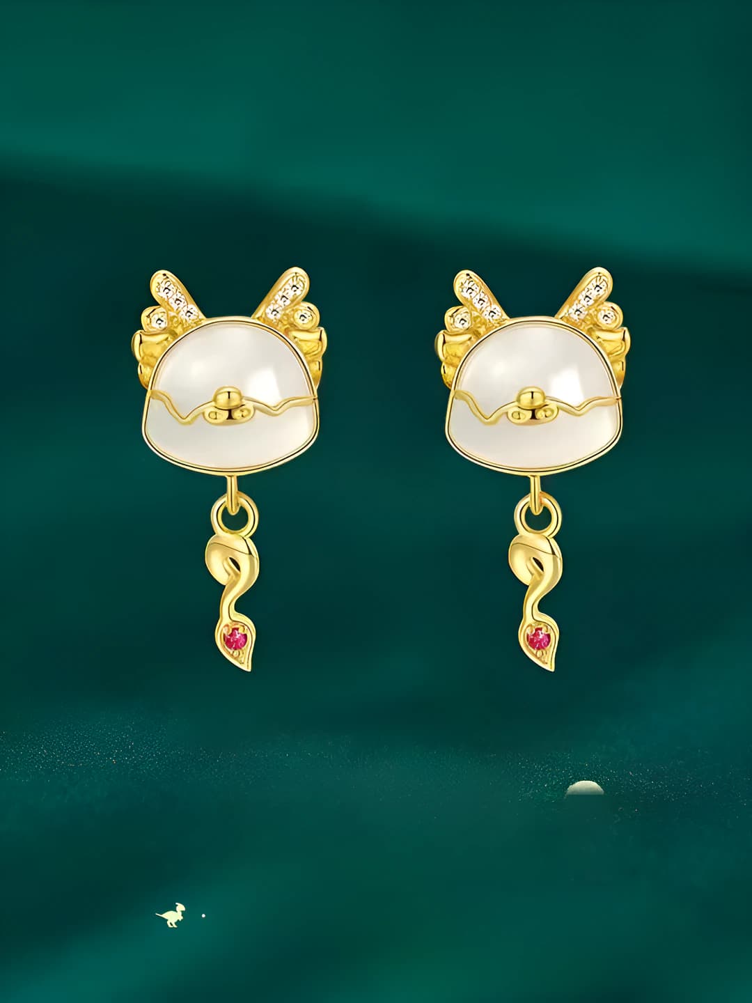 Cute dragon studs