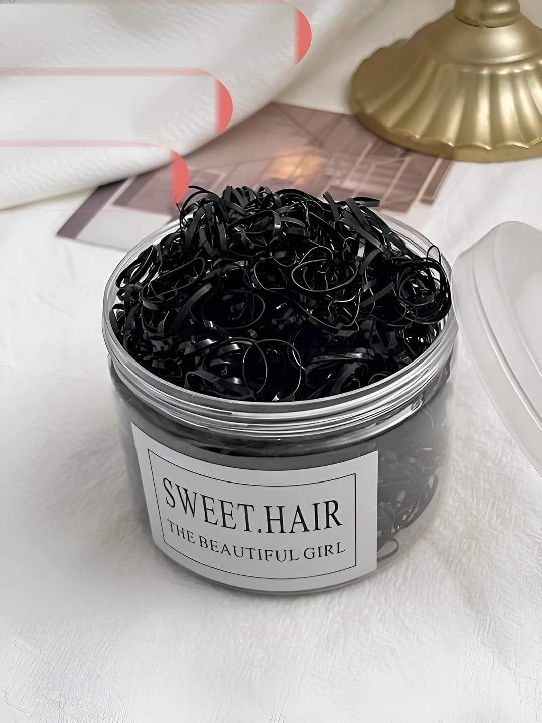 43. Small, standard, pure black, 2500 pcs, box, 0.16 cm