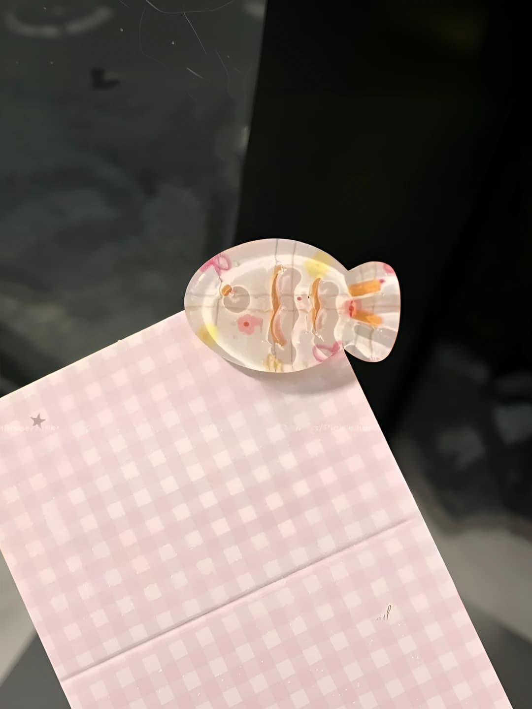 Jelly apelsin gazli baliq soch toqasi, 3.2 sm