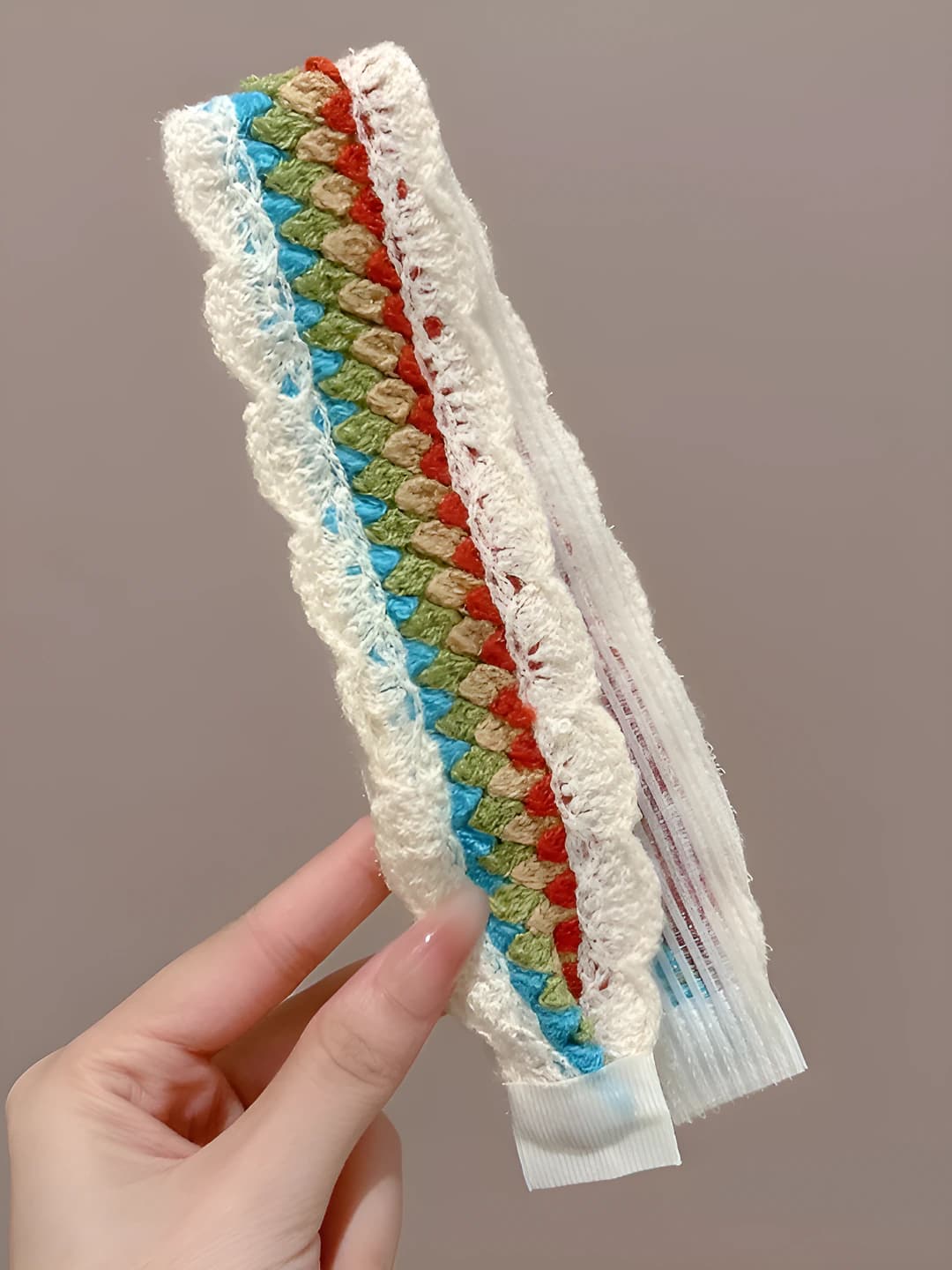 1# Multicolour braided 37.5 cm