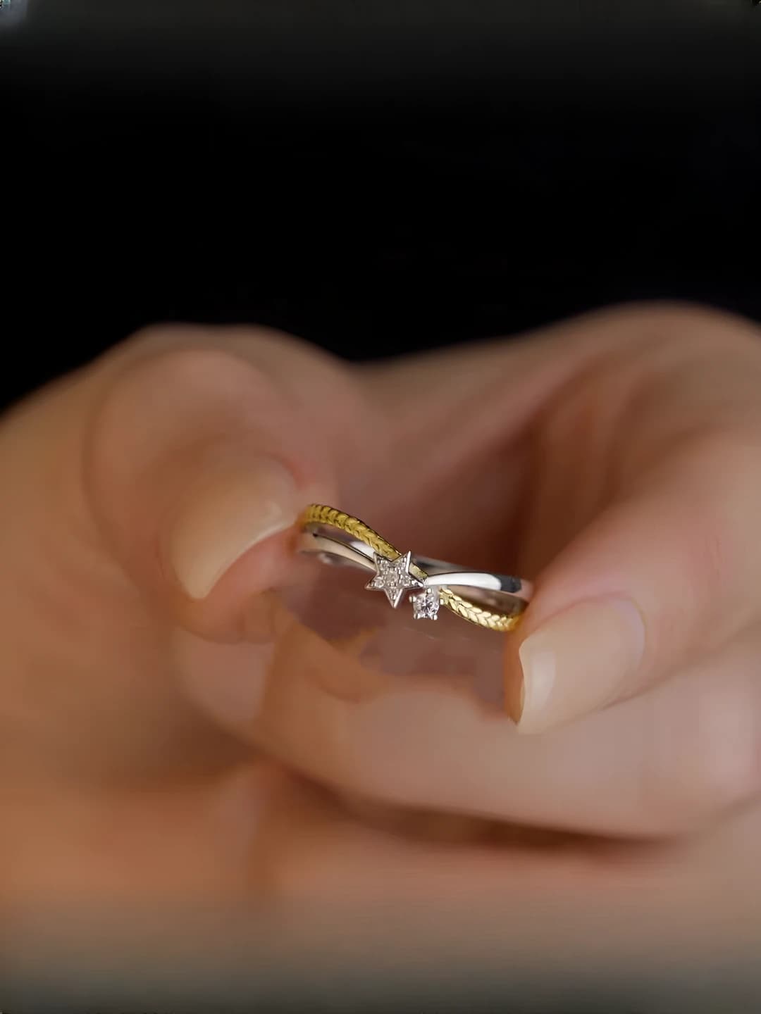 Five-point star rings - Women