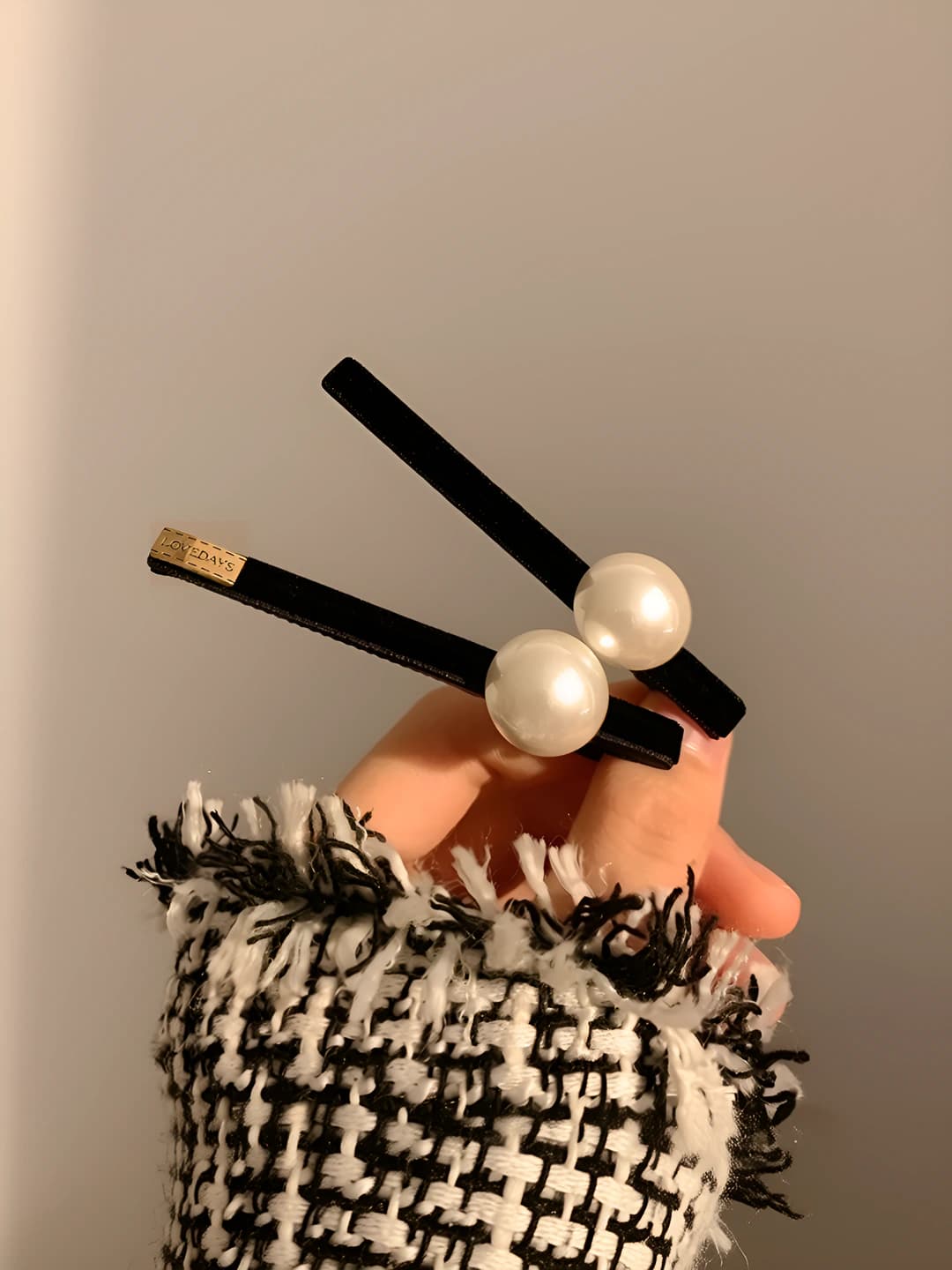 Ayollar uchun soch toʻgʻnagʻichlari va taroqlar: Pearl velvet hair clips (barrettes), simli pearl, velvet, qoʻlda ishlangan, soch toʻgʻnagʻichlari va taroqlari, tabiiy dizayn elementi, country uslub, fresh sweet mahsulot turi, ayollar uchun