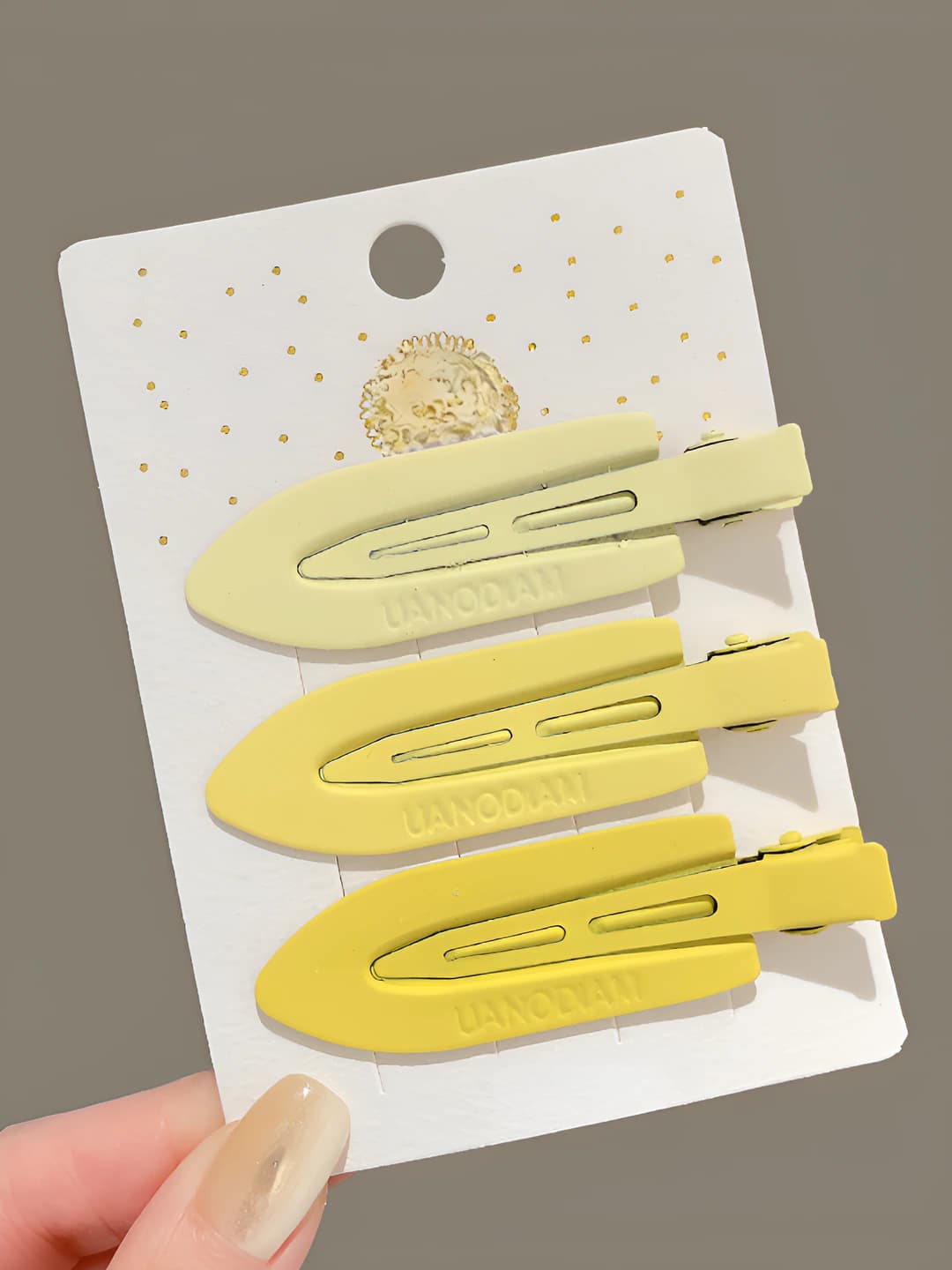 Yellow, 3 pcs, 7 cm