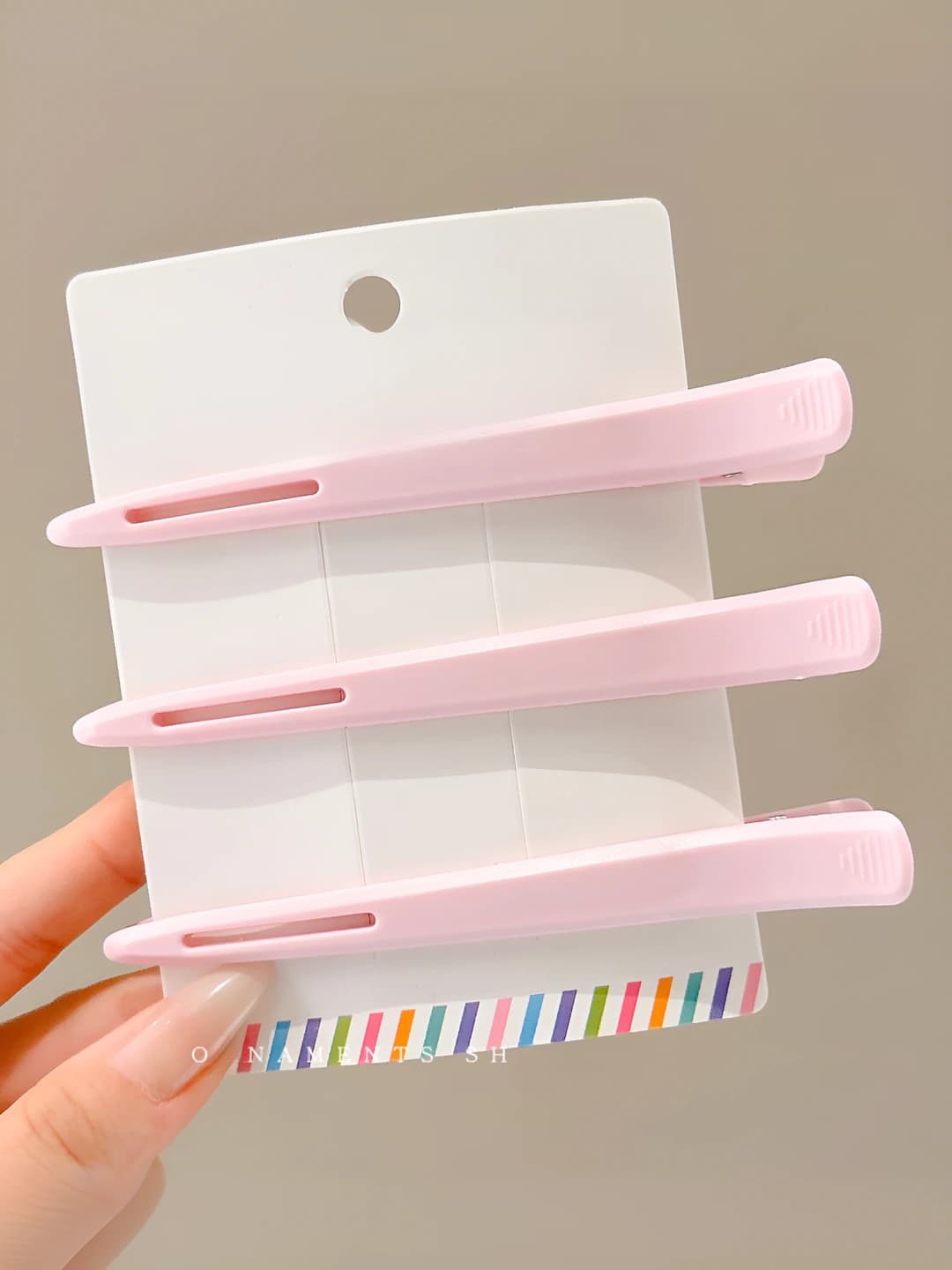 1# Pink, 3 pcs set 11.5 cm