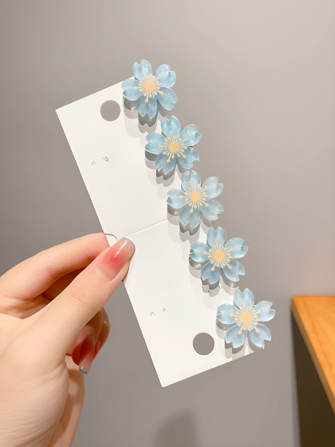 3# sakura blue 5 pcs