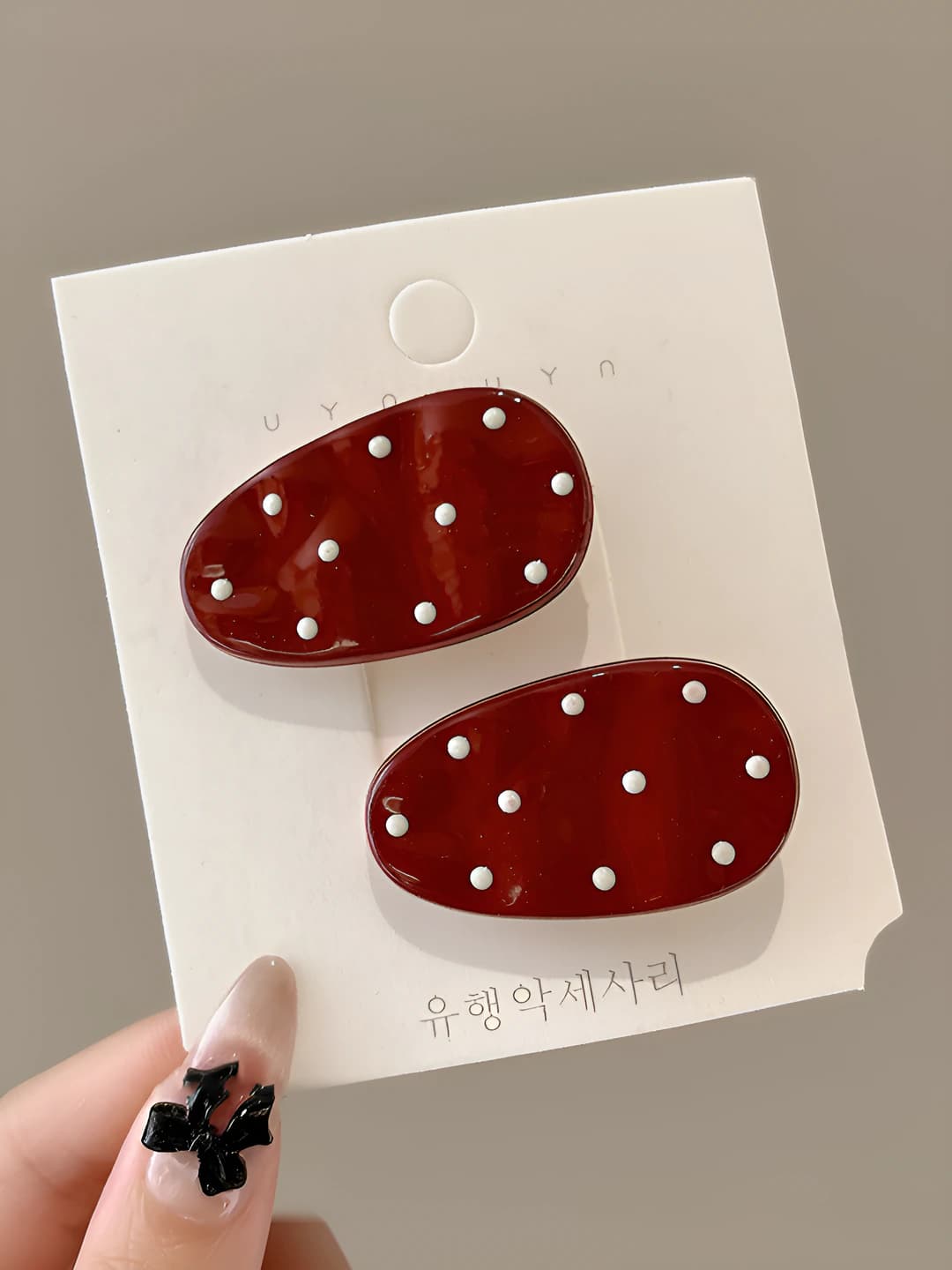 Red, 2 pcs, 4 cm