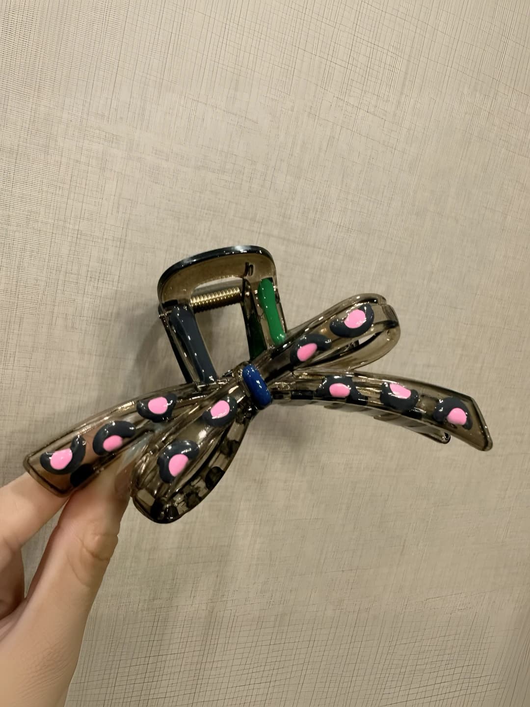 Nuqtali tasma yashil 13 cm
