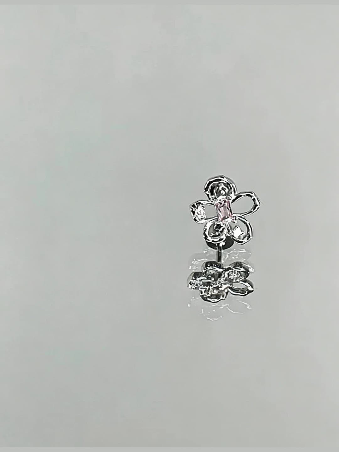 A015001 Белое золото 0.8*6mm