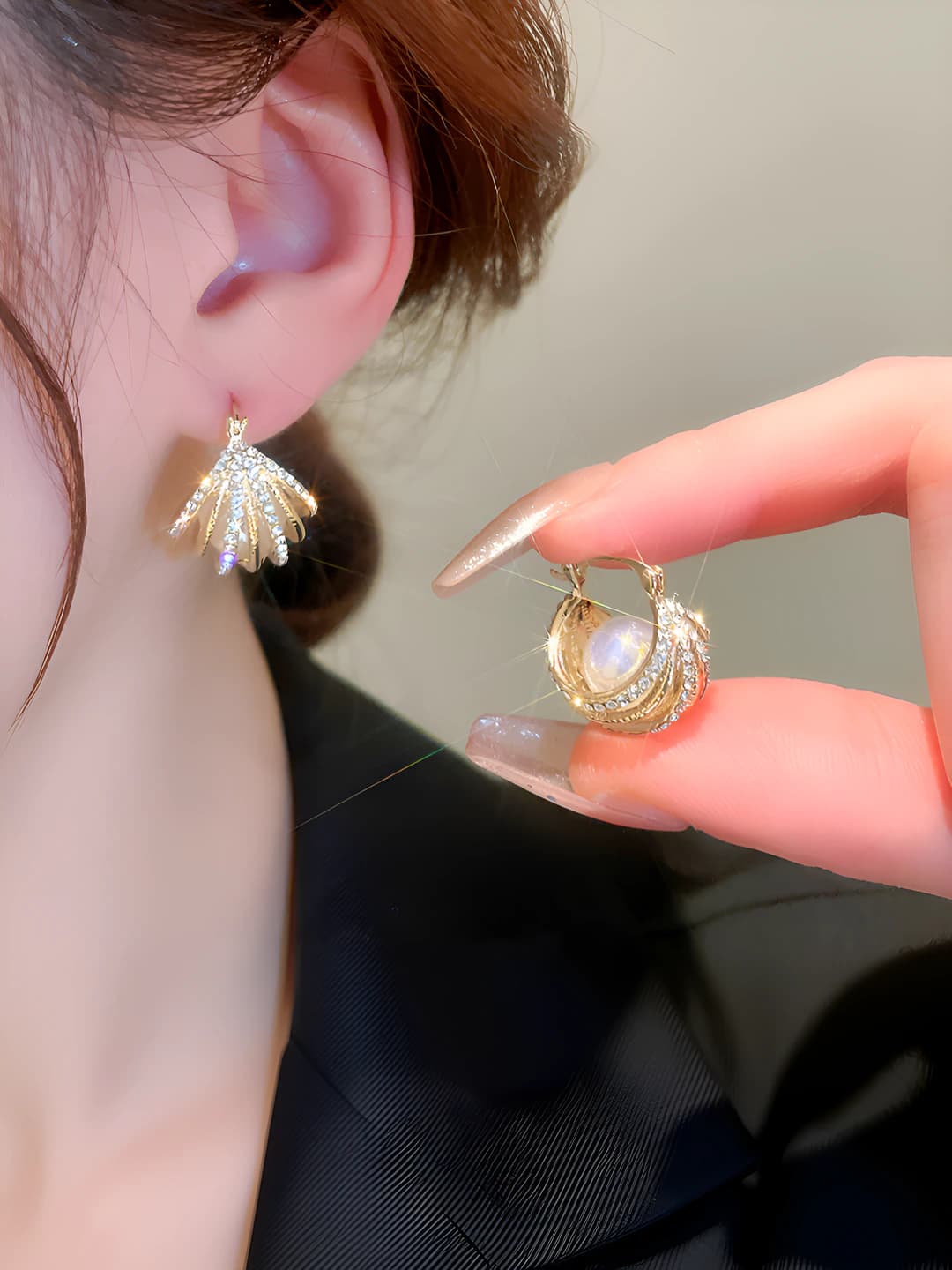 9# Ear clip-Gold