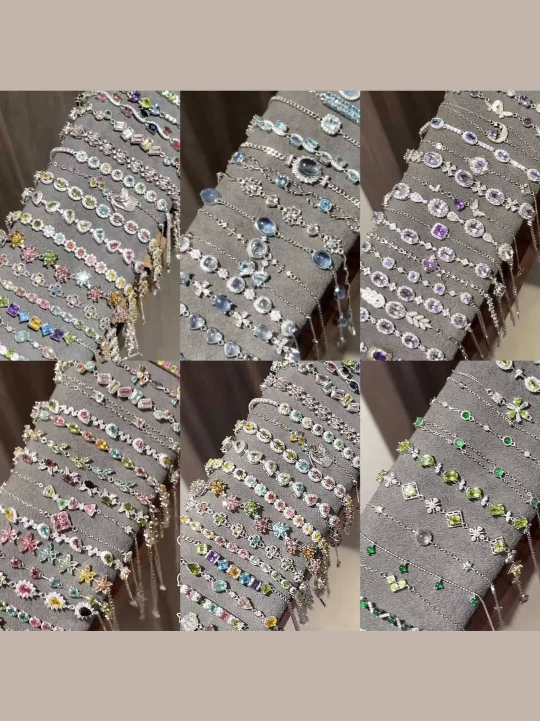 Ayollar uchun zirkonli va brilyantli emerald rangli geometrik bilaguzuk, yuqori sifatli uslub