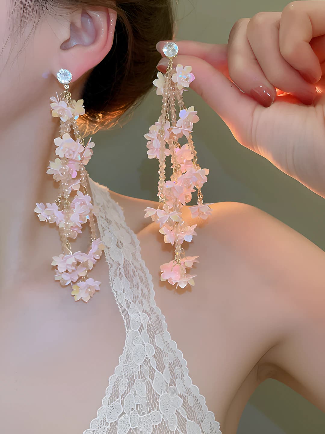 36# Серебряная игла - Розовый