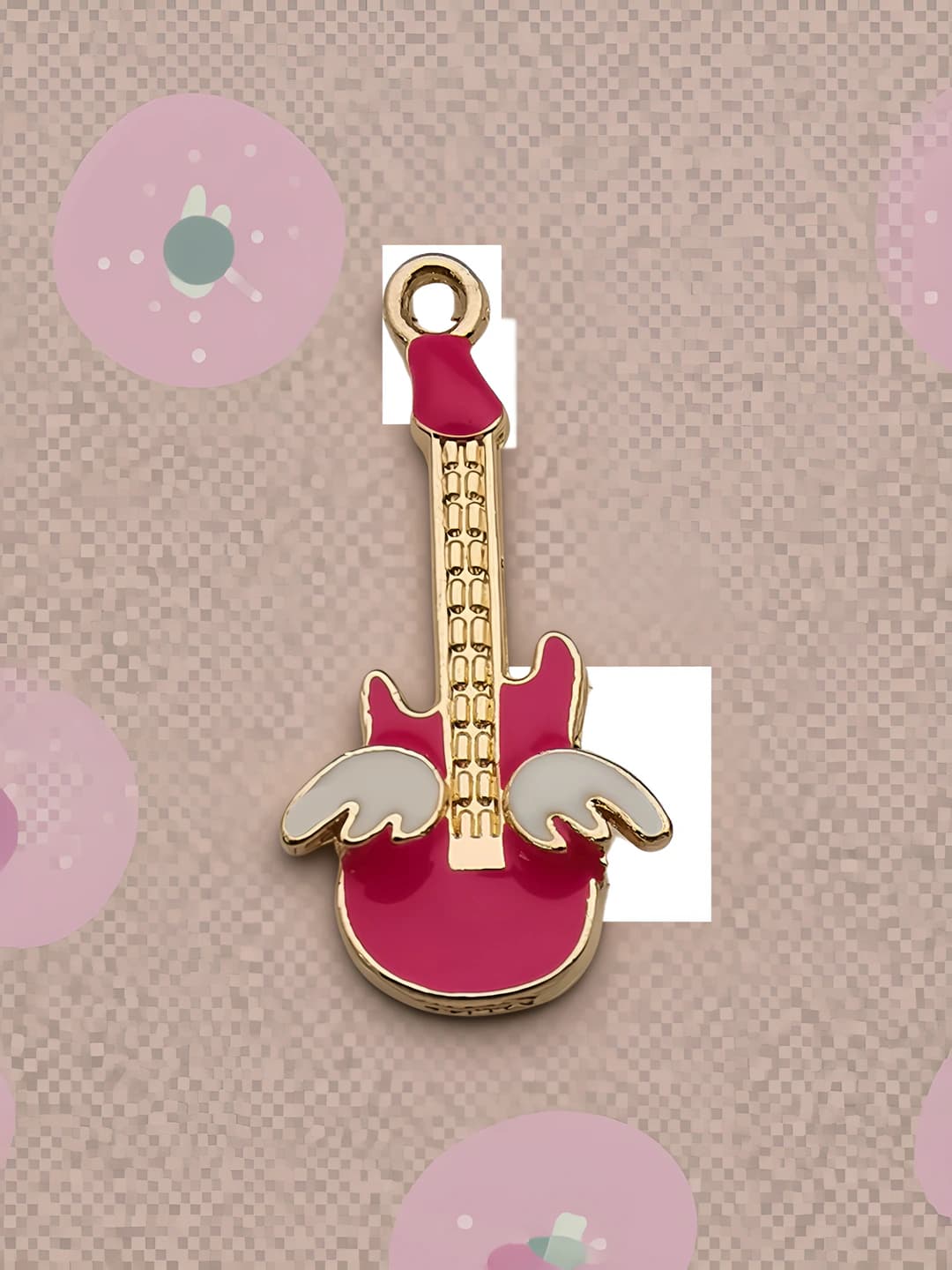1 pink guitar wings 14x31mm-1.8g-12316
