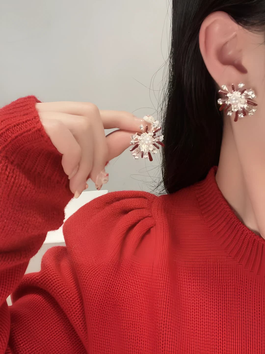 Red Fireworks Studs