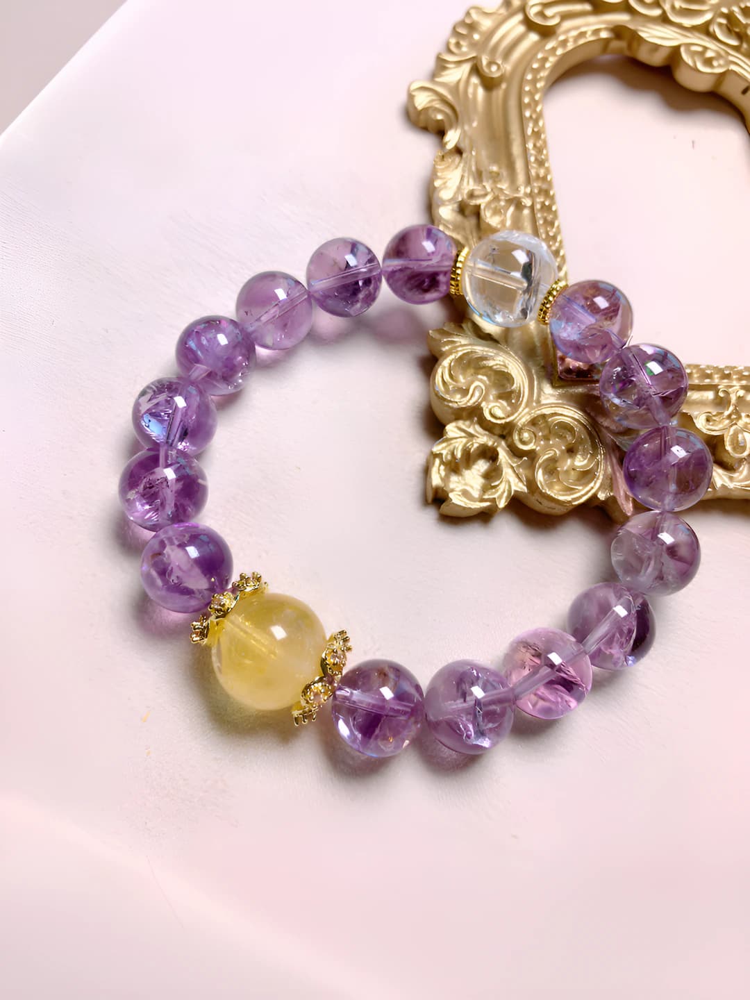 Lavender purple aragonite