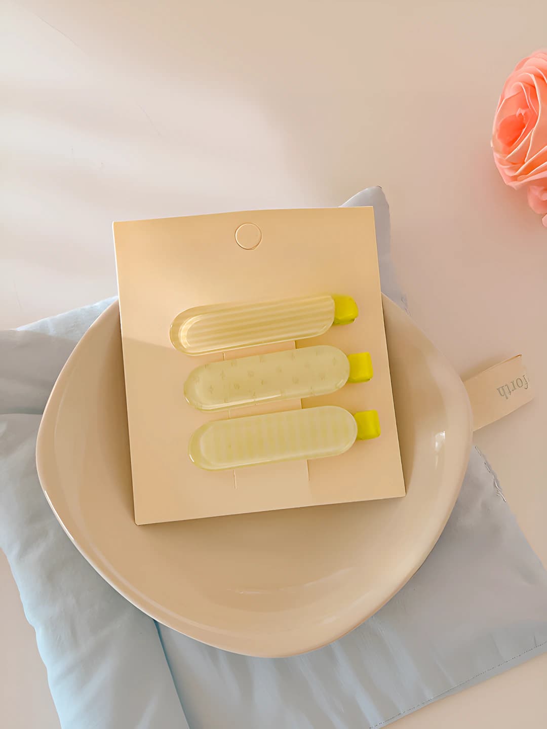 Жёлтые jelly 3 шт 6 см