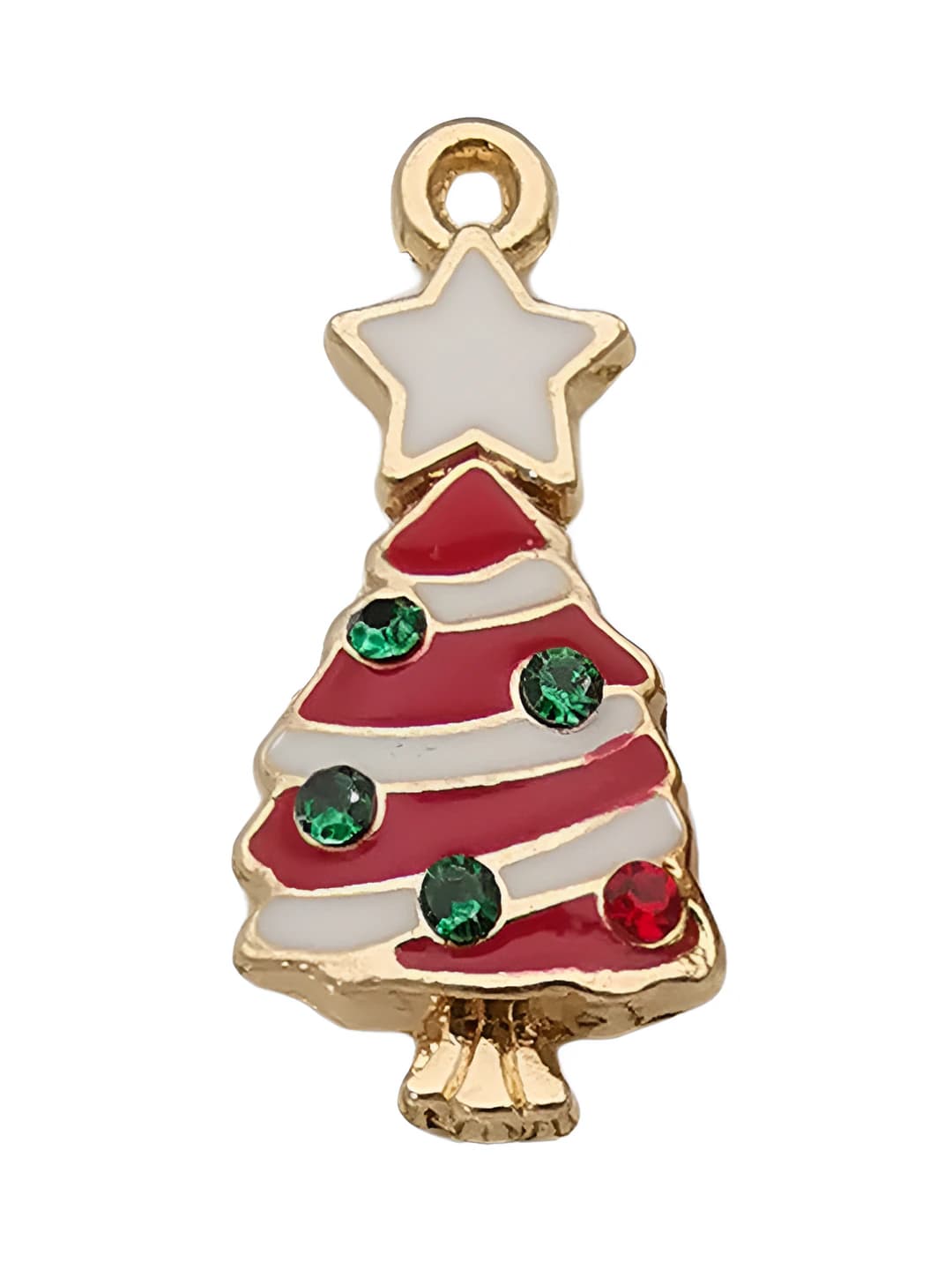 1 pc white diamond tree 11x23mm-1.3g-12522