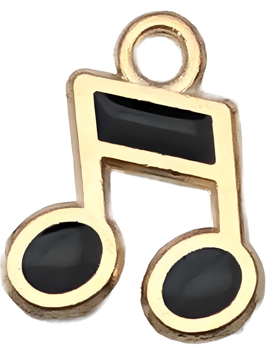 Qora musiqiy belgi 14x11mm-0.7g