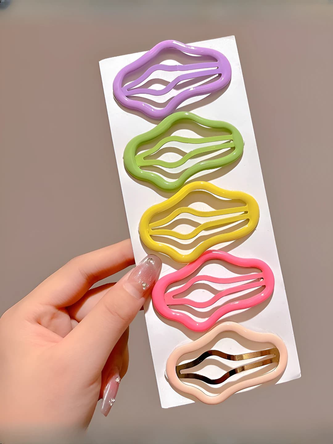 Candy color, glossy, 5 pcs