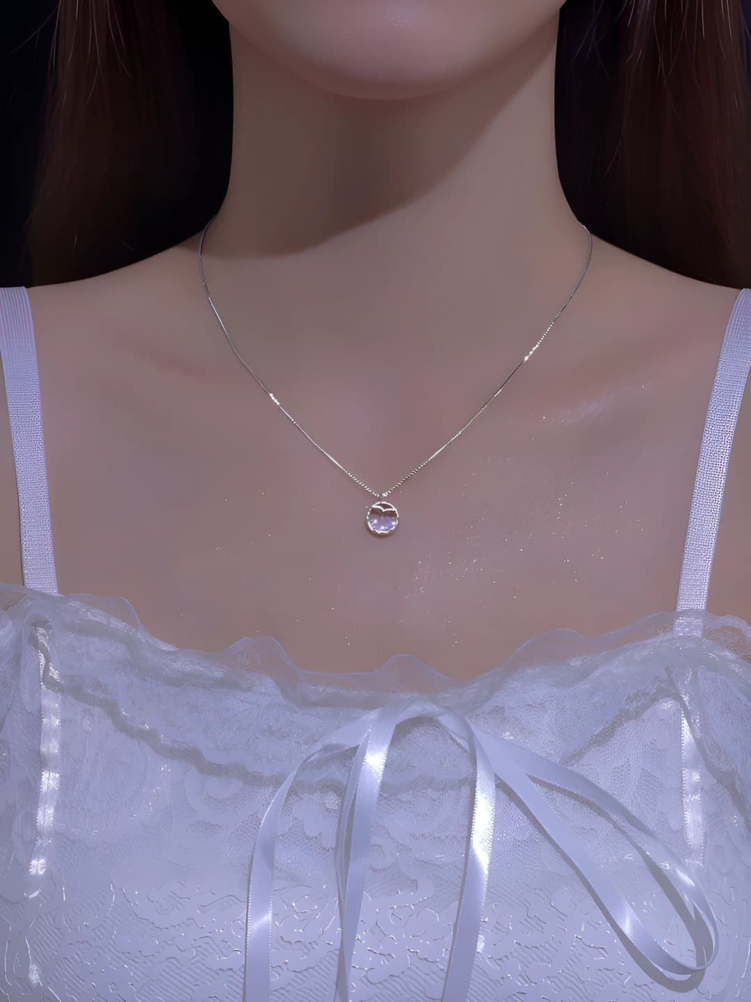 Silver white