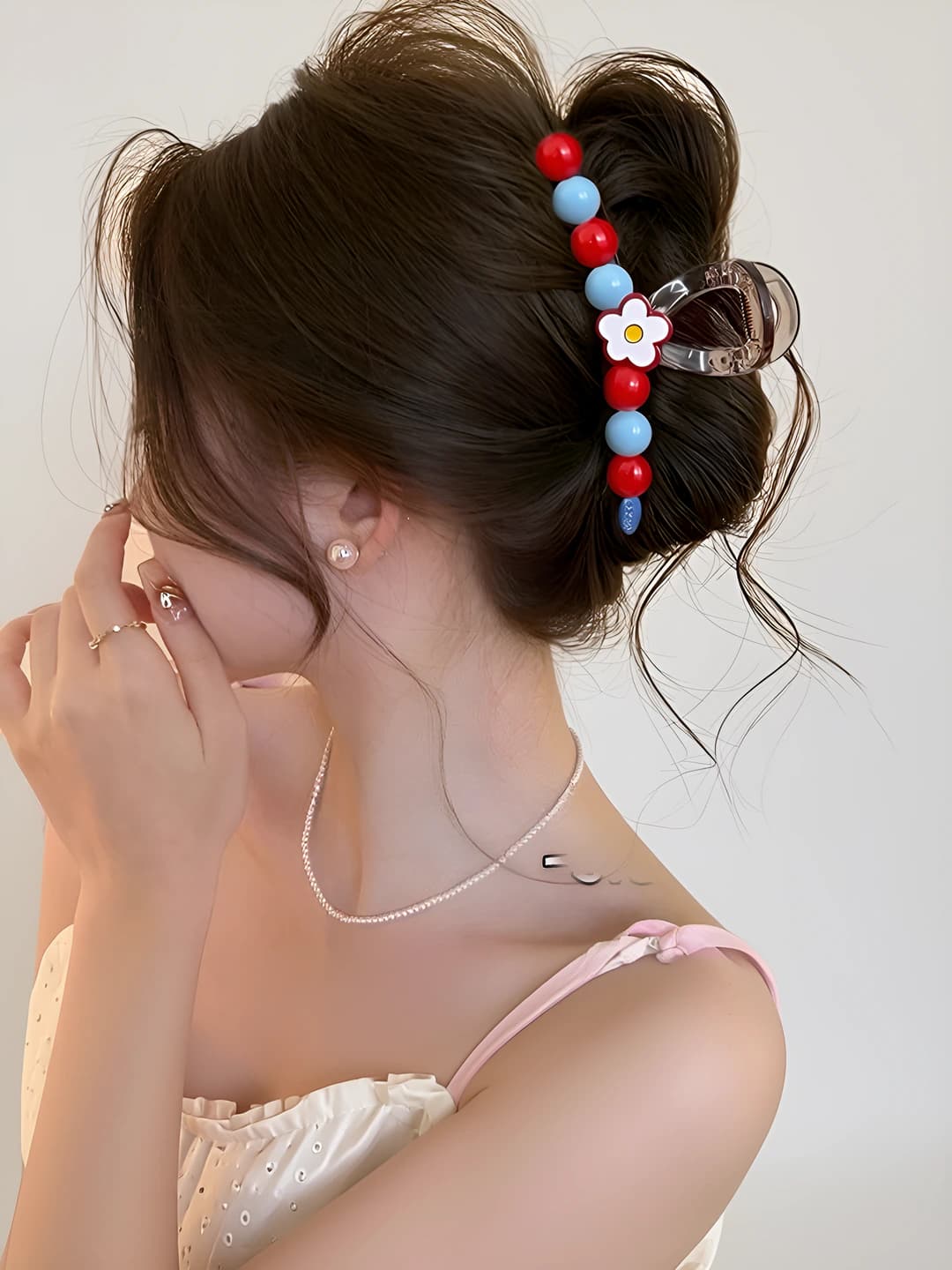 5# Кофейный мелкие цветы ~12.5 см