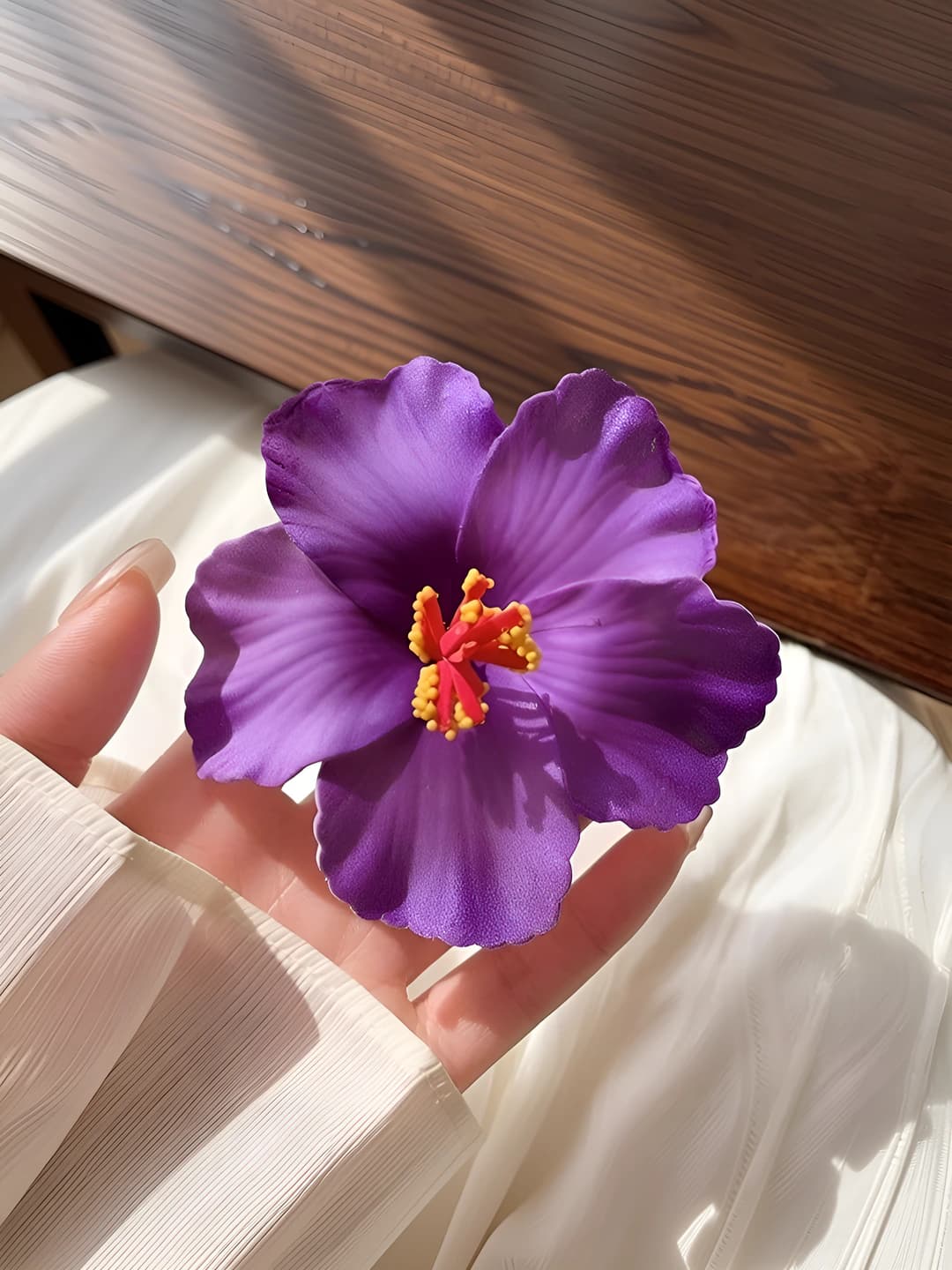 2# Фиолетовый зажим плумерия ~9.5 см