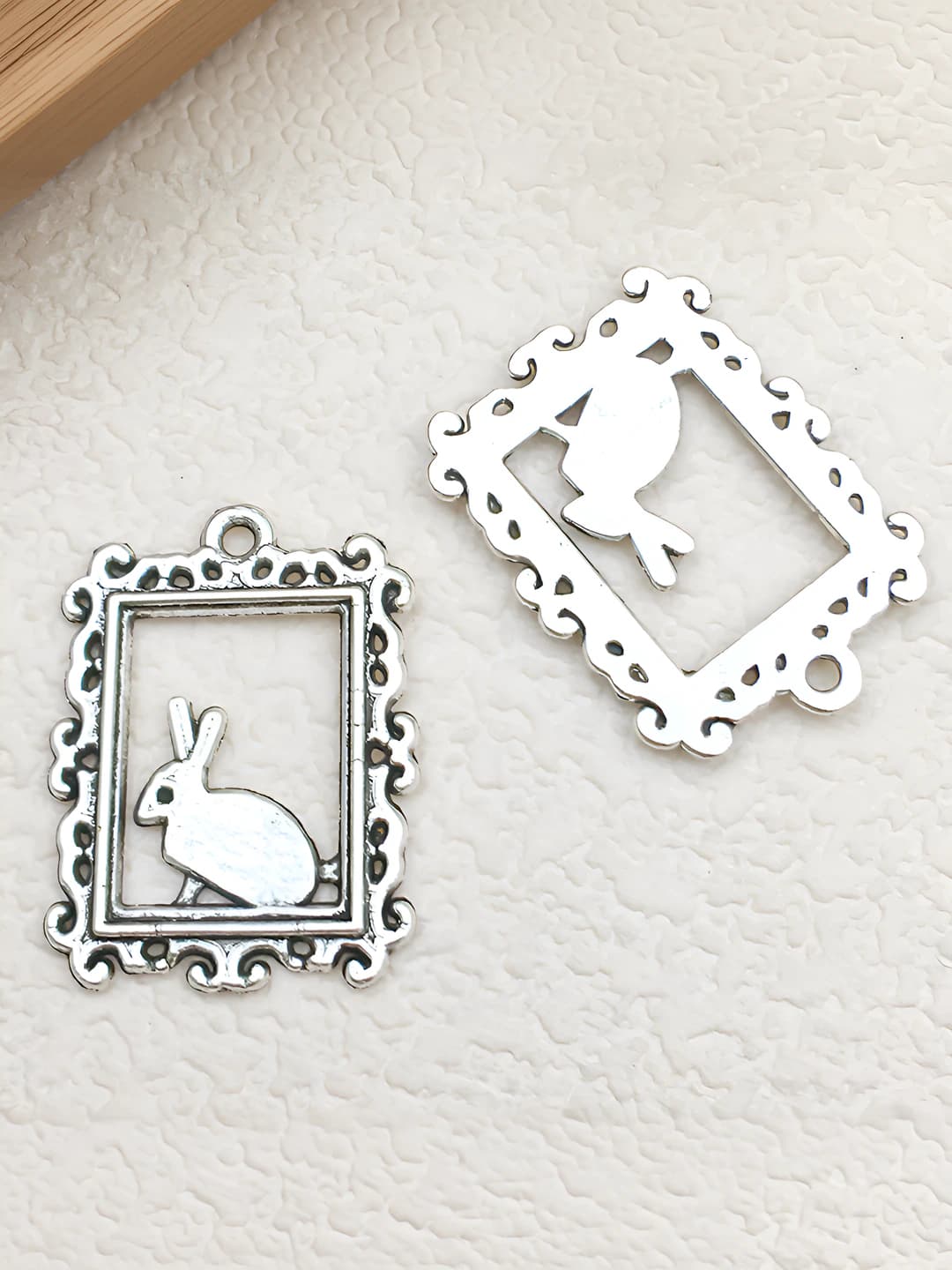 1 шт Открытый кролик 17x24mm
