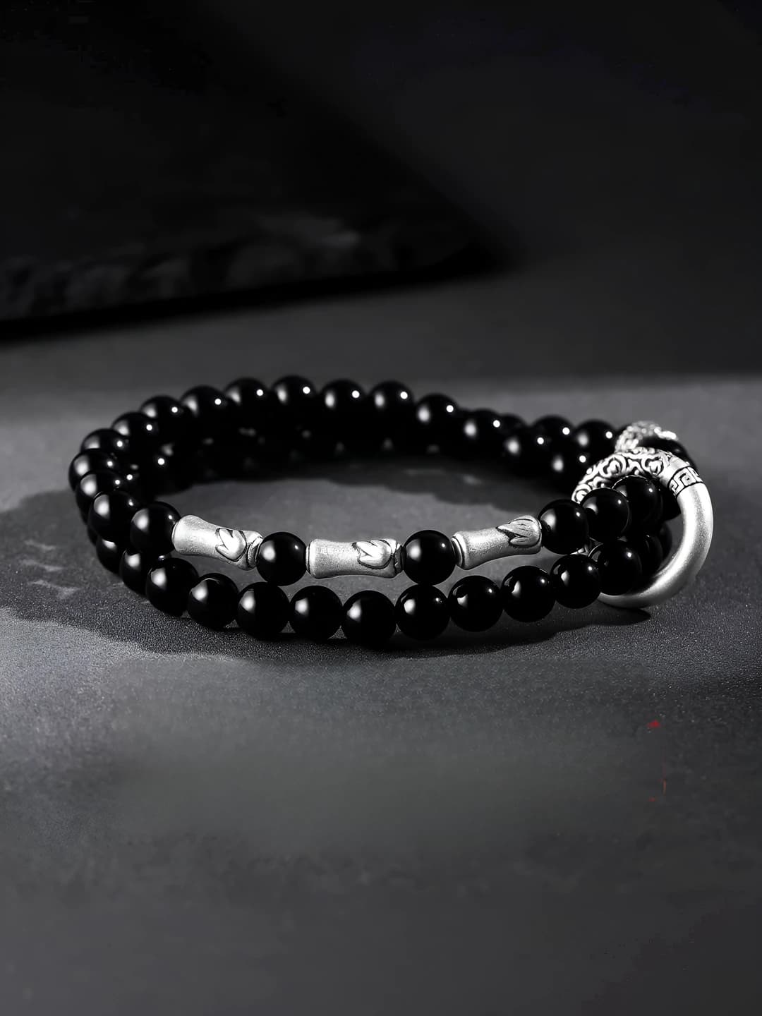 S413 Bamboo Safety Bead Bracelet