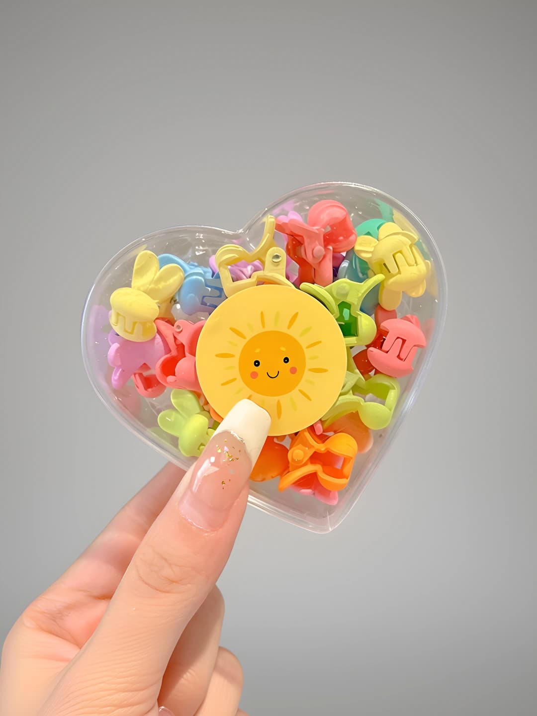 Multicolour rabbits 30 pcs [Heart box]